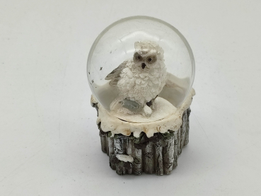 Snow globe owl
